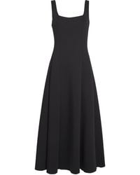 Max Mara - Cotton-Blend Midi Dress - Lyst