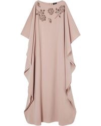 Marina Rinaldi - Crystal-Embellished Kaftan Maxi Dress - Lyst
