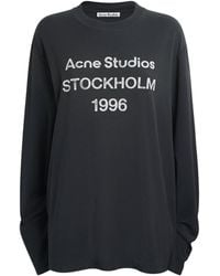 Acne Studios - Logo Long-Sleeve T-Shirt - Lyst