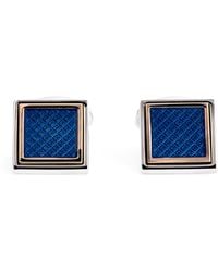 Babette Wasserman - Rhodium-Plated Square Cufflinks - Lyst
