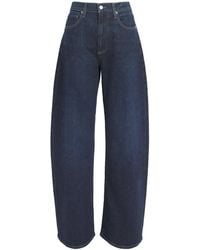 PAIGE - Arellia Ankle Barrel-Leg Jeans - Lyst