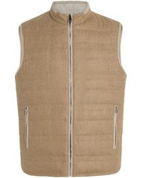 Corneliani - Reversible Padded Gilet - Lyst