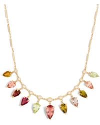 Jacquie Aiche - Diamond And Tourmaline Shaker Necklace - Lyst