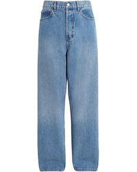 FRAME - Baggy High-Rise Jeans - Lyst