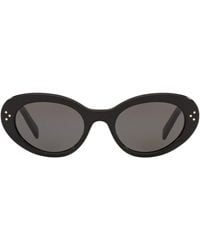 Celine - Acetate Cat Eye 3 Dots Sunglasses - Lyst