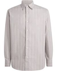 Brioni - Cotton Check Shirt - Lyst