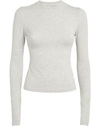 Skims - Cotton Jersey Long-Sleeve T-Shirt - Lyst