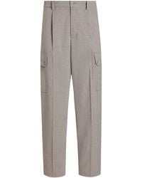 Dolce & Gabbana - Virgin Wool Cargo Trousers - Lyst