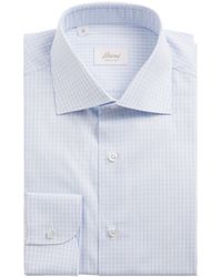 Brioni - Cotton Check Shirt - Lyst