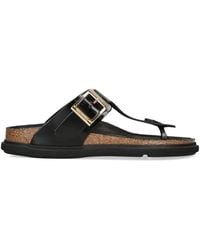 Birkenstock - Patent Leather Gizeh Sandals - Lyst
