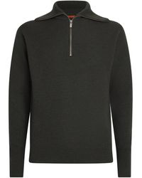Barena - Virgin Wool Quarter-Zip Sweater - Lyst