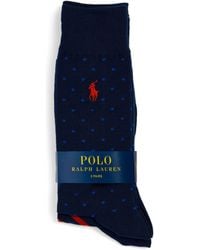 Polo Ralph Lauren - Patterned Socks (pack Of 2) - Lyst