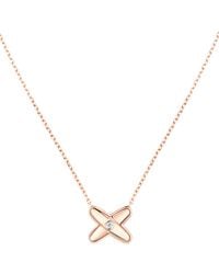 Chaumet - And Diamond Jeux De Liens Pendant Necklace - Lyst
