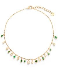 SHAY - Yellow Gold, Diamond And Emerald Charm Necklace - Lyst