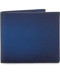 Santoni - Leather Ombré Bifold Wallet - Lyst