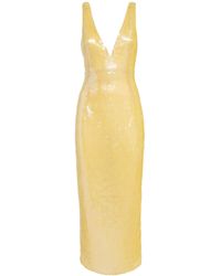 Rachel Gilbert - Embellished Tamzin Sleeveless Midi Dress - Lyst