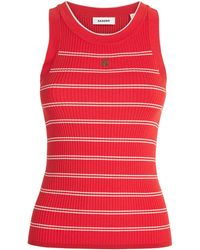 Sandro - Knit Stripe Tank Top - Lyst