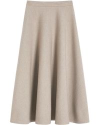 Max Mara - Jersey Tech Midi Skirt - Lyst