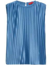 MAX&Co. - Pleated Tank Top - Lyst