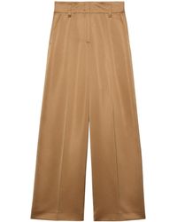 MAX&Co. - Satin Wide-Leg Trousers - Lyst