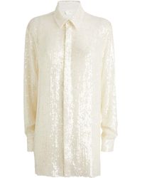 Delos - Sequin-embellished Oversized Shirt - Lyst
