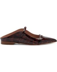 Malone Souliers - Patent Leather Leopard Print Maureen Mules - Lyst