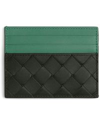 Bottega Veneta - Leather Intrecciato Card Holder - Lyst