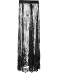AllSaints - Lace Arran Maxi Skirt - Lyst