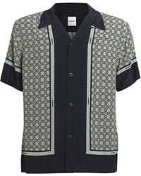 Sandro - Satin Patterned Shirt - Lyst