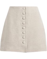 LIBEROWE - Linen Mini Skirt - Lyst