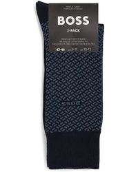 BOSS - Mini Cube Socks (pack Of 2) - Lyst