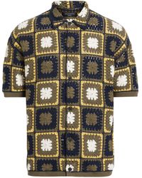AllSaints - Organic Cotton Crochet Mandon Shirt - Lyst