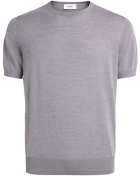 Lardini - Virgin Wool Knitted T-Shirt - Lyst