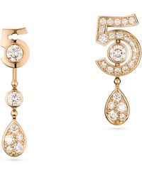 CHANEL - And Diamond N˚5 Transformable Earrings - Lyst