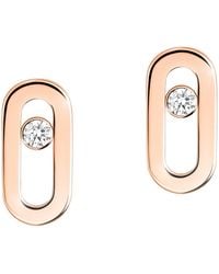 Messika - Move Uno And Diamond Stud Earrings - Lyst