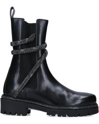 Rene Caovilla - Leather Cleo Biker Boots 25 - Lyst