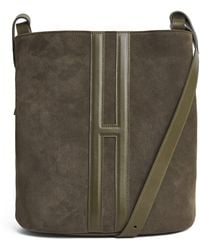 Harrods - X Tusting Suede H Tote Bag - Lyst