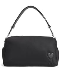 Ami Paris - Large Canvas Marcel Weekend Bag - Lyst