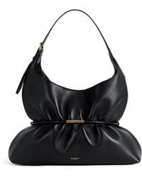 Balmain - Medium Lambskin Sphynx Top-Handle Bag - Lyst