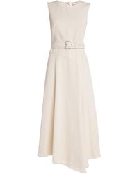 Weekend by Maxmara - Cotton Twill Midi Dress - Lyst