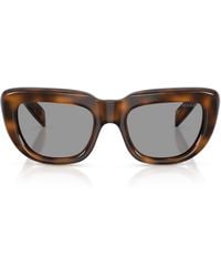 Prada - Pr D07S Rectangle Sunglasses - Lyst