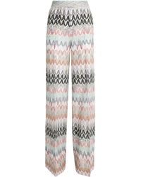 Missoni - Zigzag Wide-Leg Trousers - Lyst