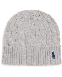 Polo Ralph Lauren - Wool-Cashmere Polo Pony Beanie - Lyst