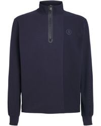 Bogner - Cotton-Blend Connor Quarter-Zip Sweatshirt - Lyst