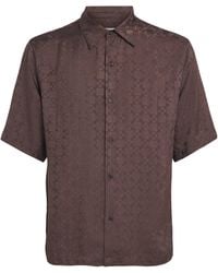 Sandro - Jacquard Cross Short-Sleeve Shirt - Lyst