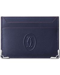 Cartier - Leather Must De Double Card Holder - Lyst