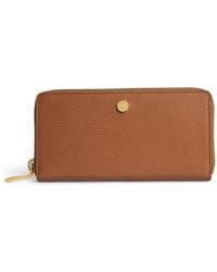 Harrods - Pebbled Leather Wallet - Lyst