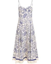 Jonathan Simkhai - Linen-Blend Analise Midi Dress - Lyst