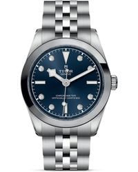 Tudor - Black Bay Stainless Steel And Diamond Watch 31mm - Lyst