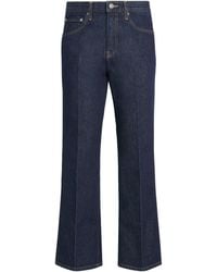 KHAITE - Clara Cropped Flared Jeans - Lyst